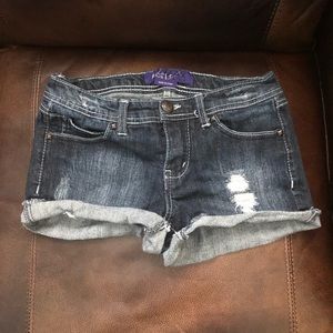Juniors Miley Cyrus & Max Azria shorts, size 7
